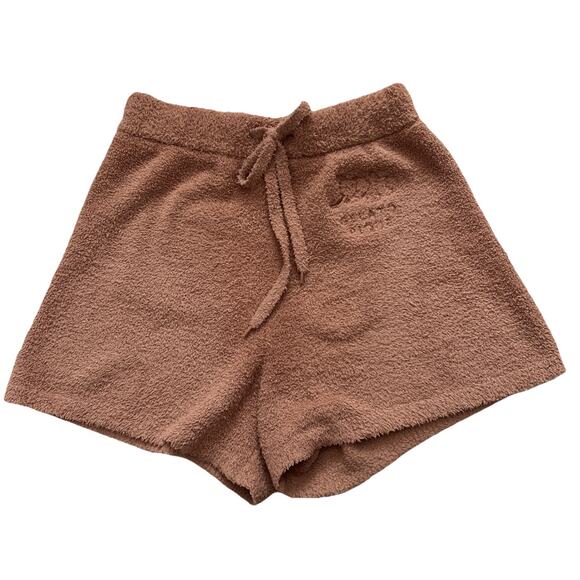 Gelato Pique Pokémon Sleep Shorts Womens One Size Brown Fuzzy Lounge Casual - Picture 1 of 10